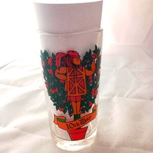 Indiana Glass 10th Day of Christmas Drinking Glass